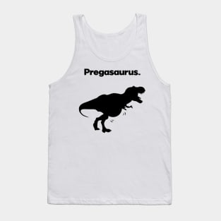 Pregasaurus Pregnancy T-rex Tank Top